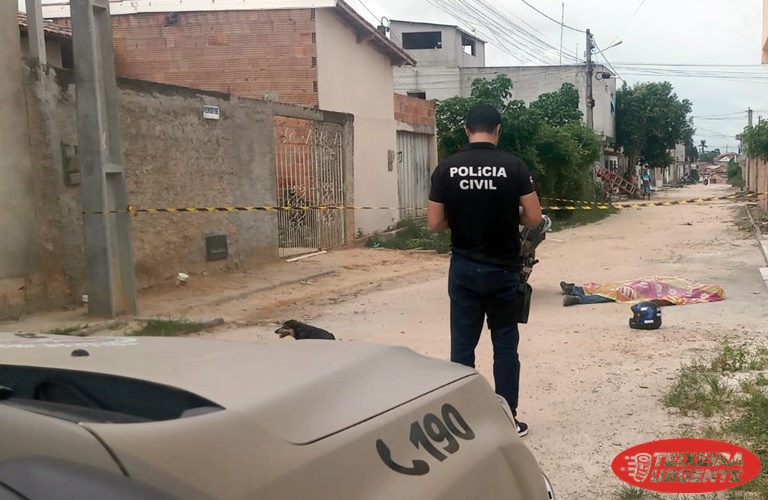 Teixeira Urgente Homem Morto A Tiros No Loteamento Z Da Mata Em