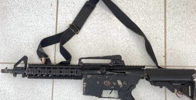 Submetralhadora do calibre 9mm Apreendida em Porto Seguro