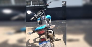 Moto é recuperada pela Polícia Militar em Teixeira