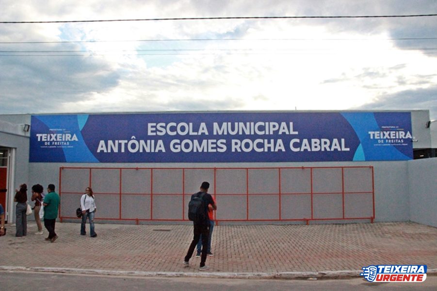 Teixeira Urgente - Prefeito Dr. Marcelo entrega nova escola municipal ...
